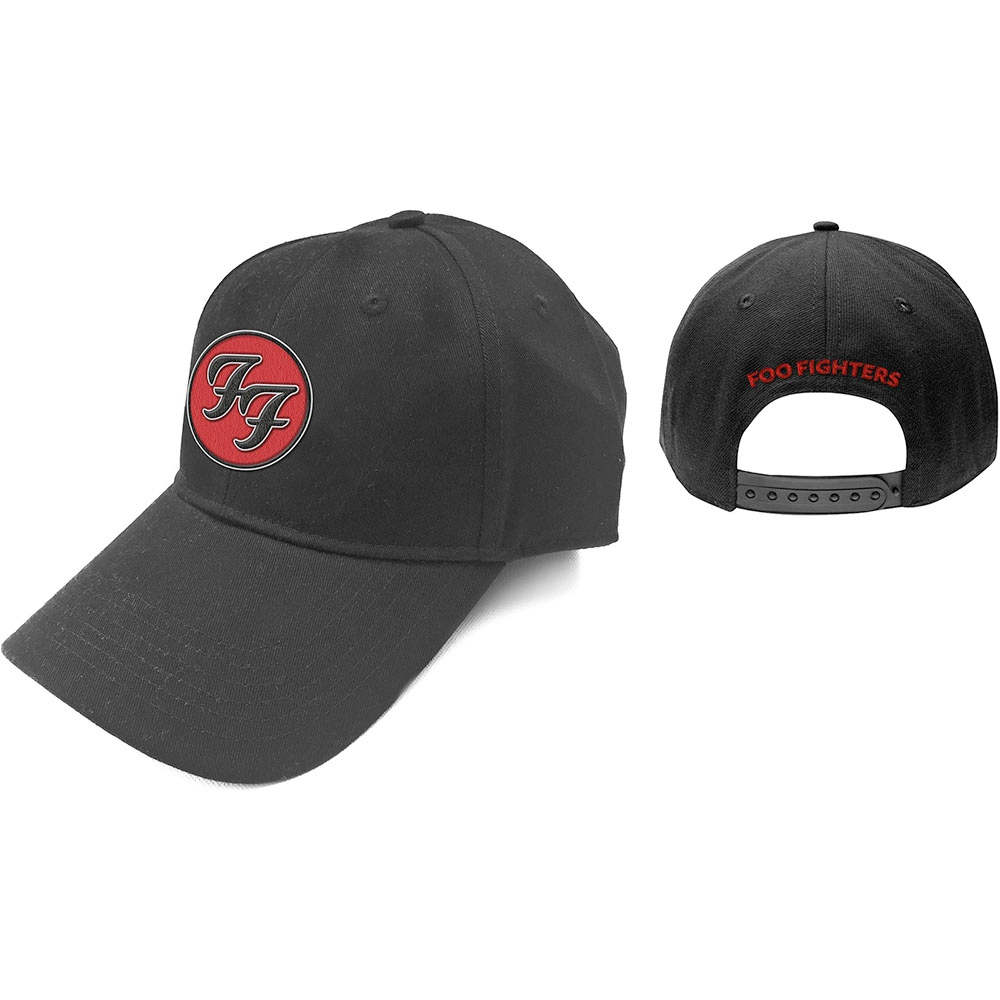 Foo Fighters - FF Logo Baseball pet - Zwart